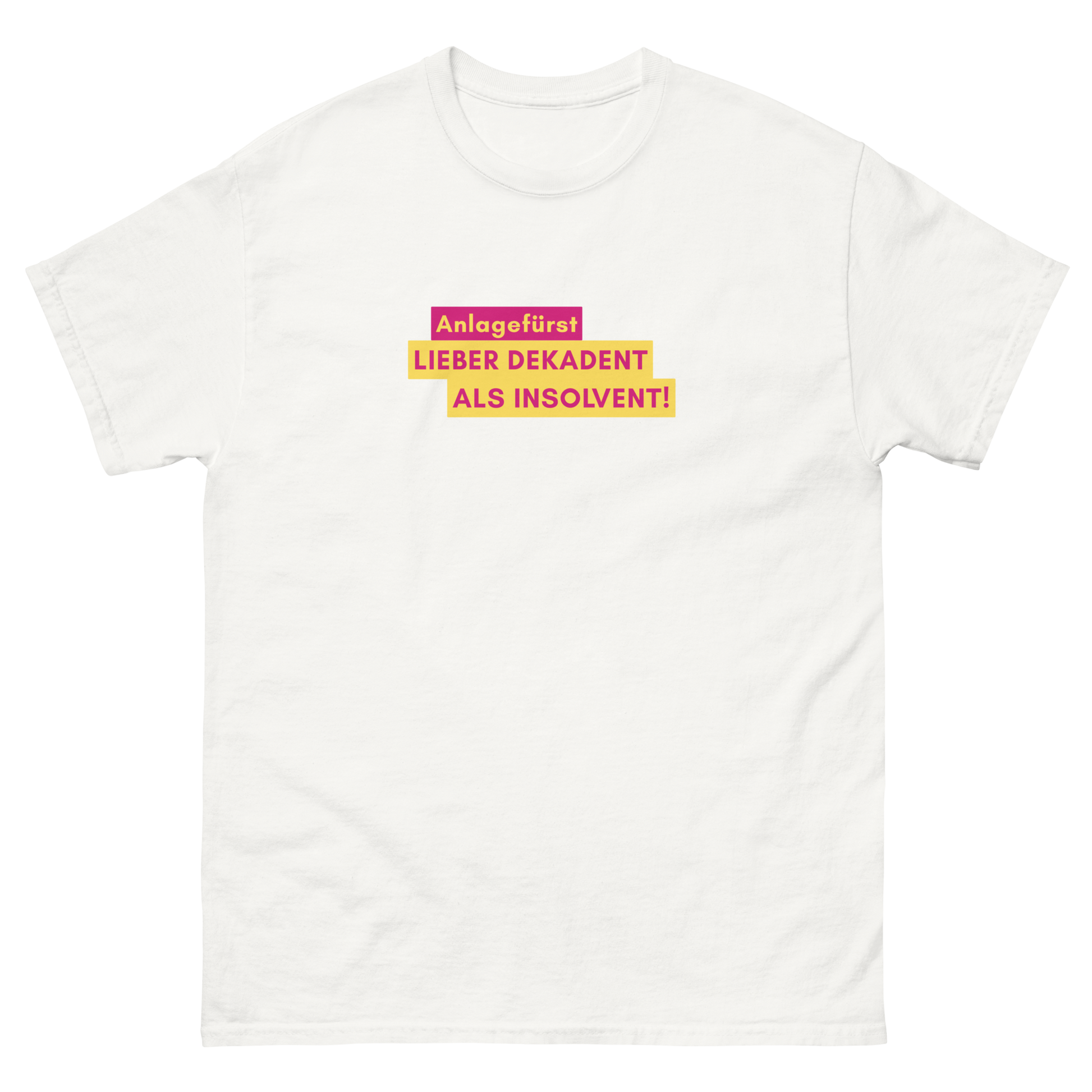 Millionair - Better decadent than broke. T-Shirt